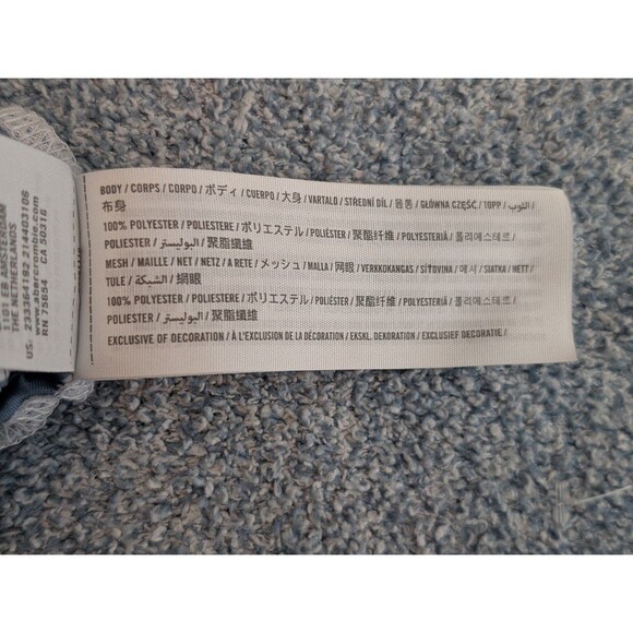 Abercrombie & Fitch Kids Blue Hibiscus Swim Trunks Boys Size 9/10 - Picture 6 of 9